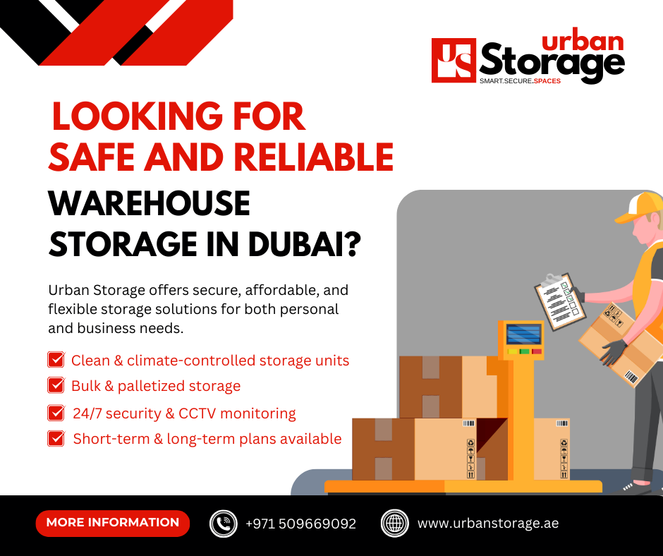 Wharehouse storage in dubai